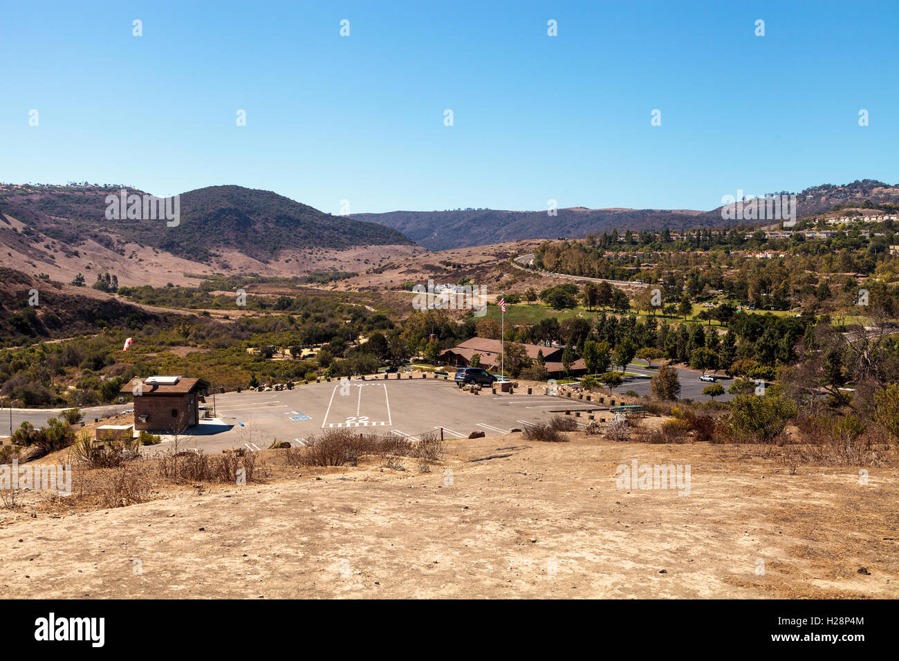 Aliso Viejo Wilderness Park view from the top hill in Aliso Viejo, California, United States Stock Photo