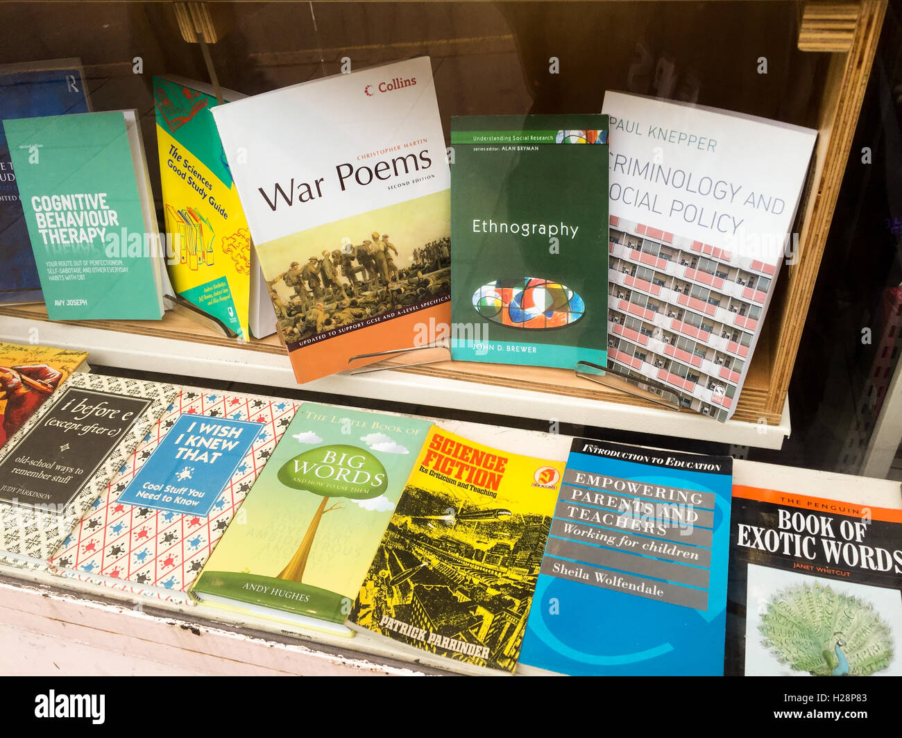 Charity shop window display hi-res stock photography and images - Alamy
