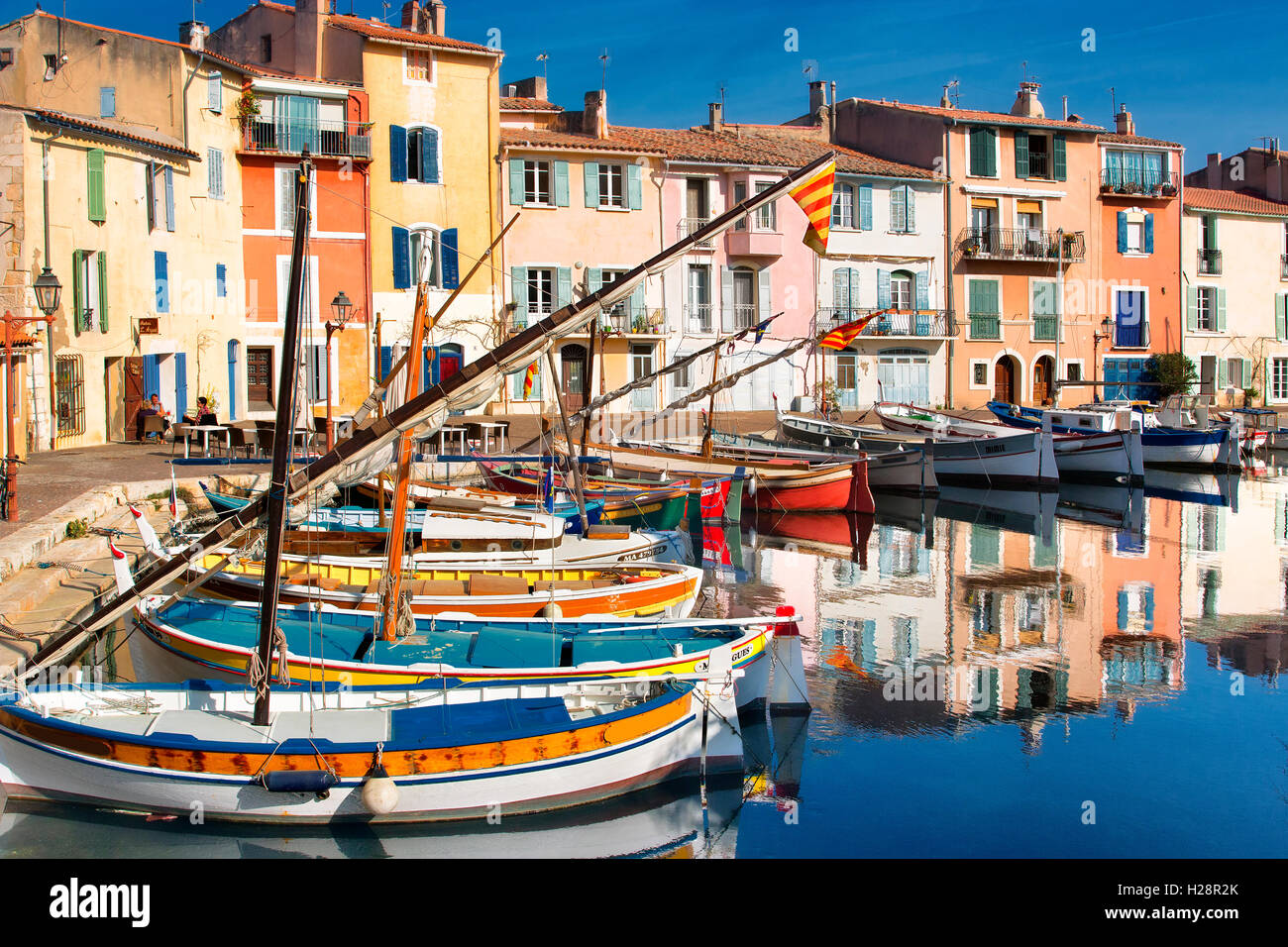 The village of Martigues in Provence, France Stock Photo