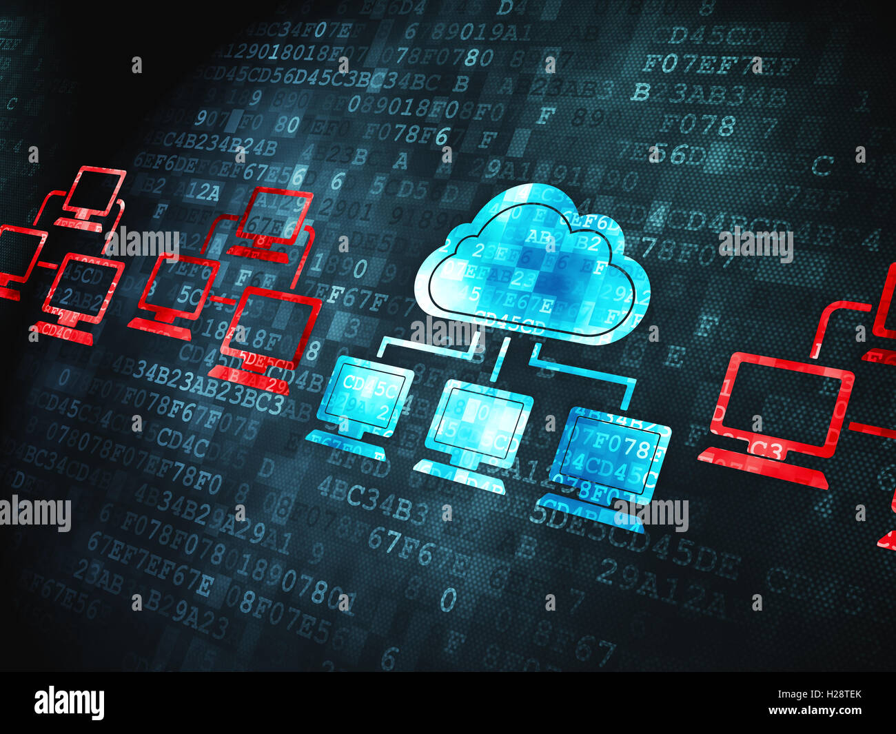 Computing concept cloud technology hi-res stock photography and images ...