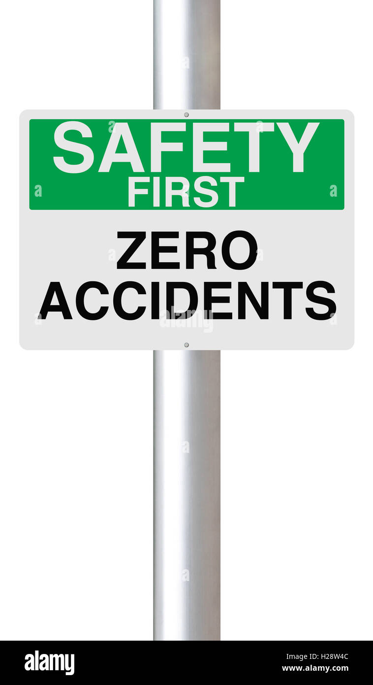 Zero Accidents Stock Photo