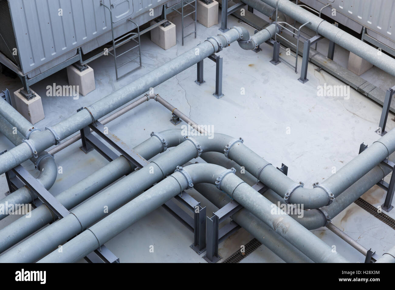 Pipe on the roof top Stock Photo Alamy