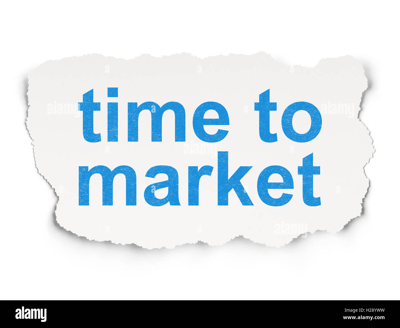 Time concept Time to Market on Paper background Stock Photo Alamy