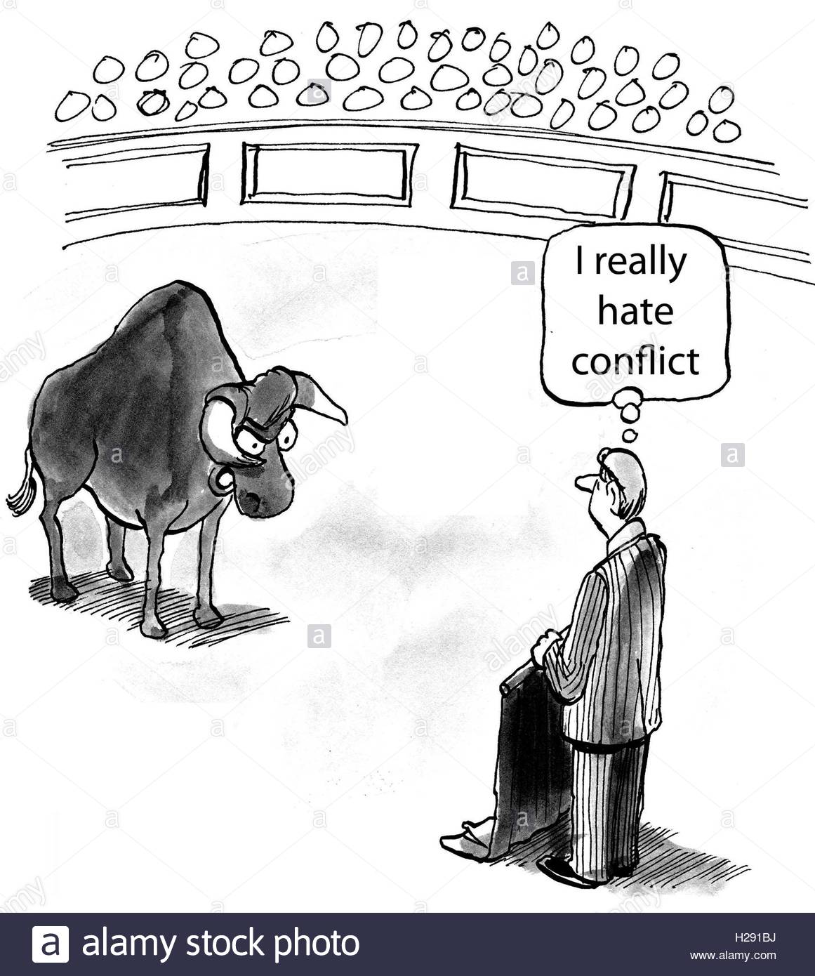 Conflict Resolution Cartoon Stock Photos & Conflict Resolution Cartoon ...