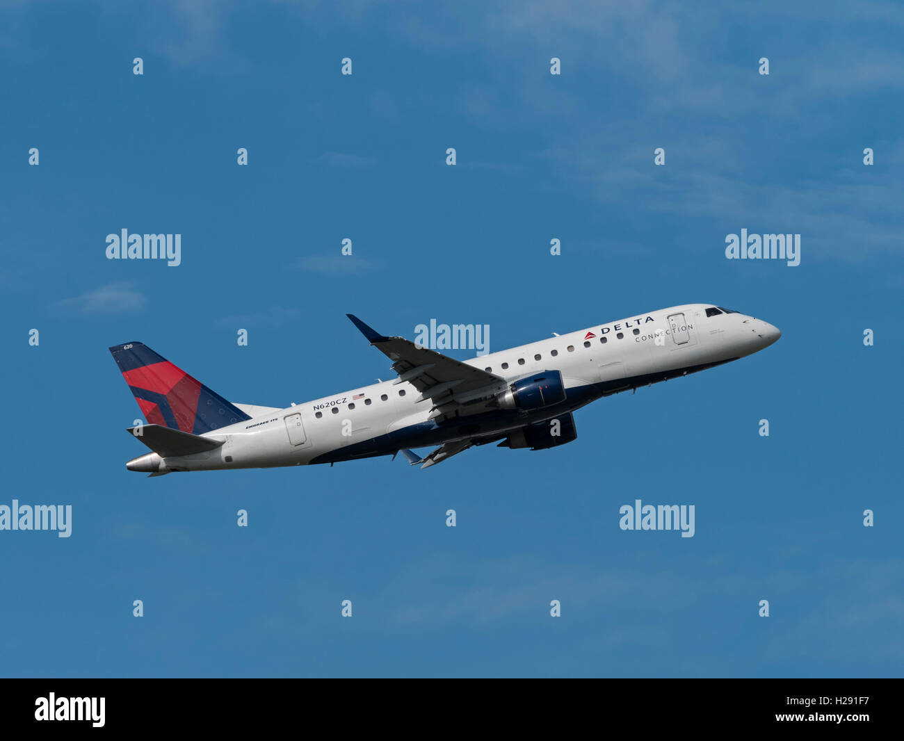 Delta Connection Embraer 175 N620CZ regional airliner operated by Compass Airlines Stock Photo