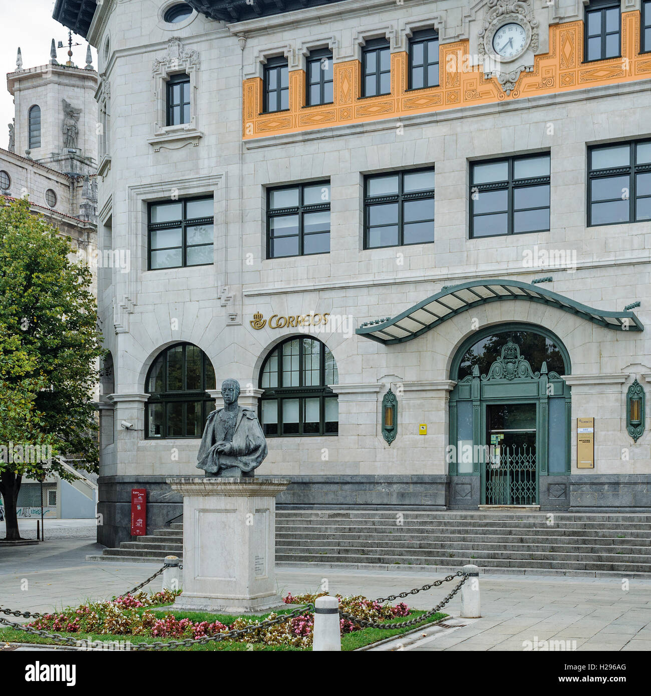 Post office in the city of Santander, Cantabria, Spain Stock Photo Alamy