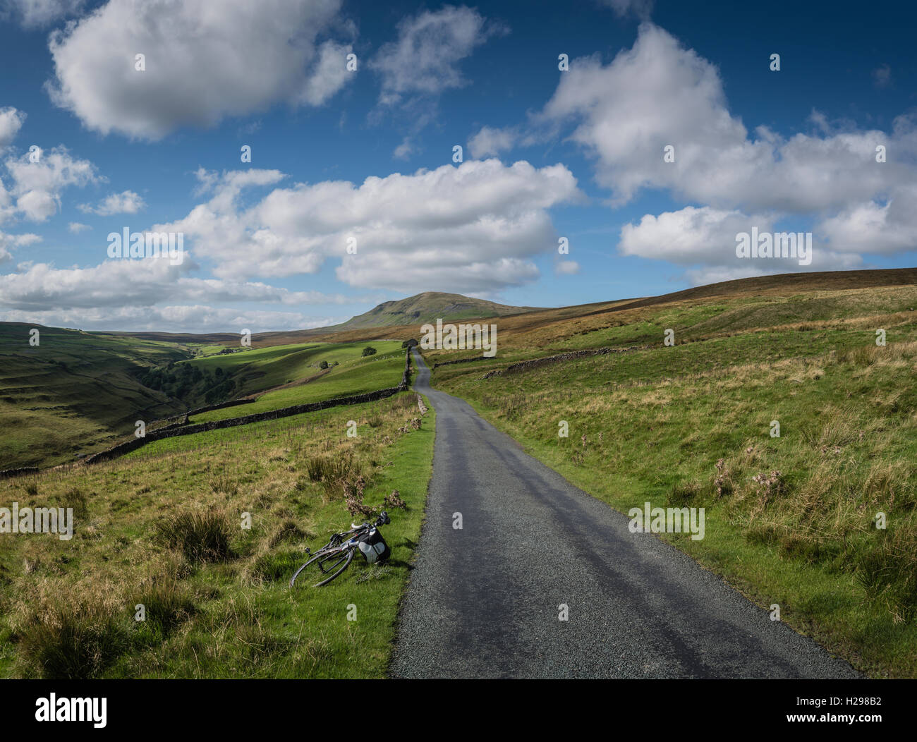 The landscape associated with the Halton Gill Road, Yorkshire Dales, UK. Stock Photo