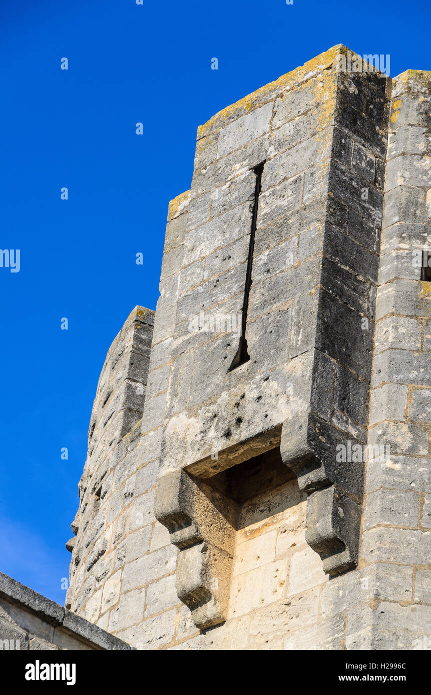 AIGUES MORTES, LOUIS IX, CAMARGUE, GARD FRANCE 30 Stock Photo