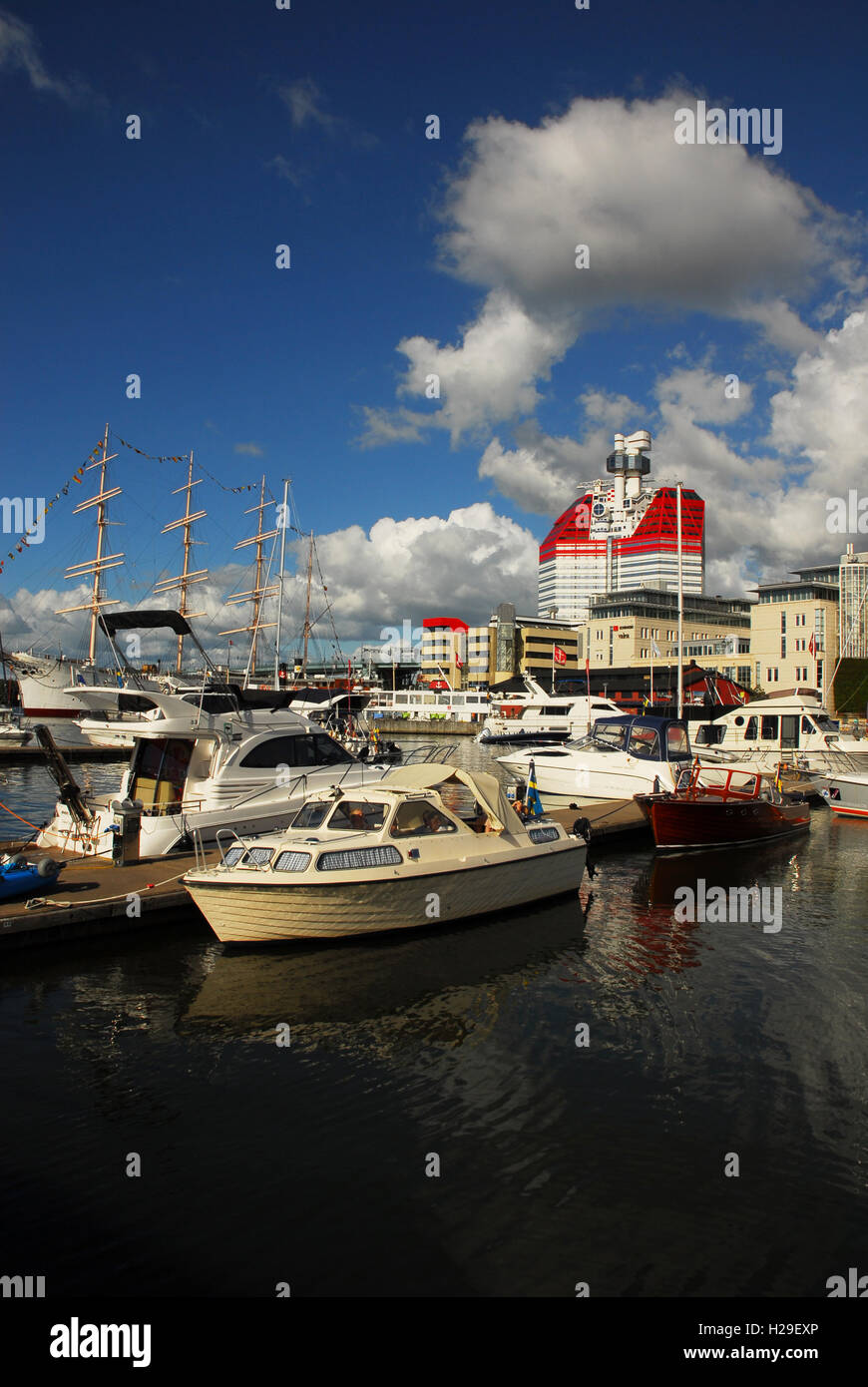 Sweden, Gothenburg, Lilla Bommen Marina Stock Photo Alamy