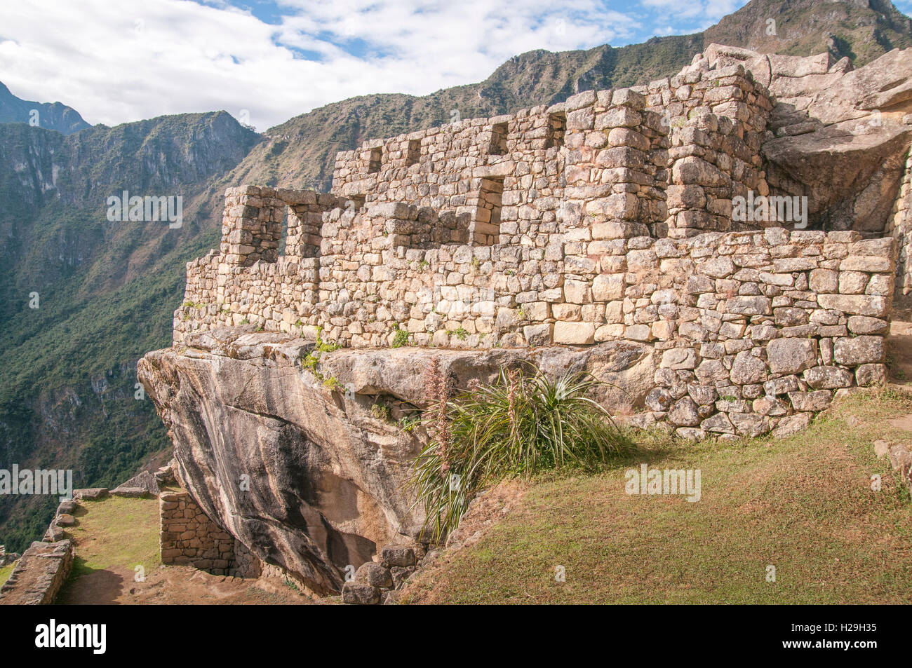 Machu Picchu, Ancient Stone Structures, Stock Image Stock Photo - Alamy