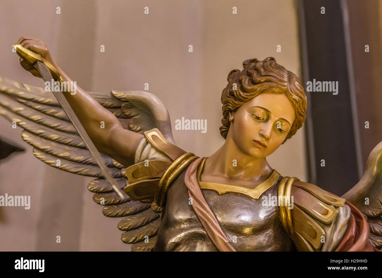 The sword of the Archangel Michael Stock Photo