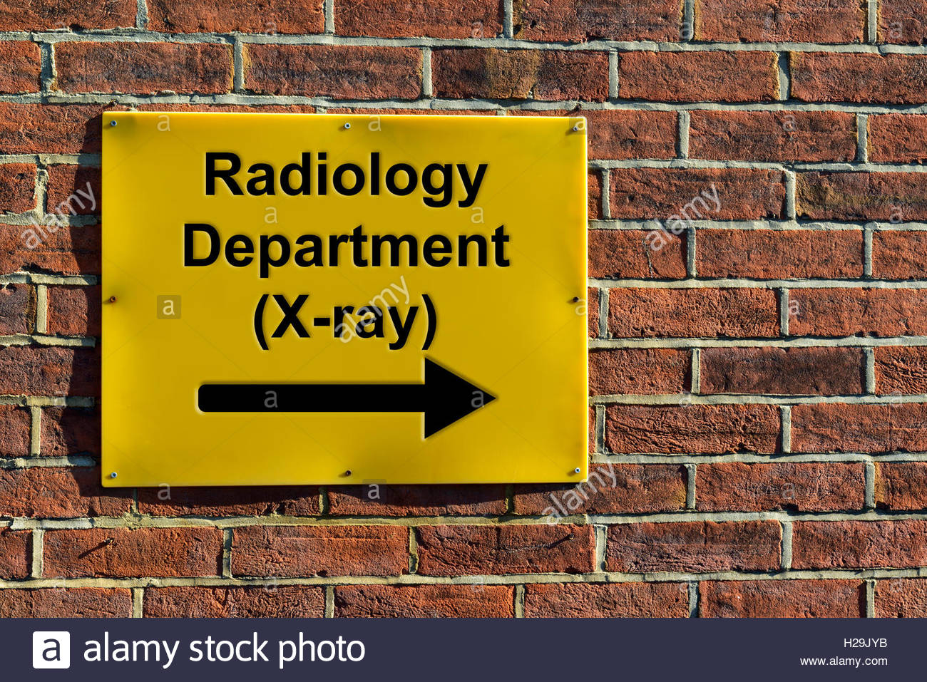 Radiology Department Signage High Resolution Stock Photography and