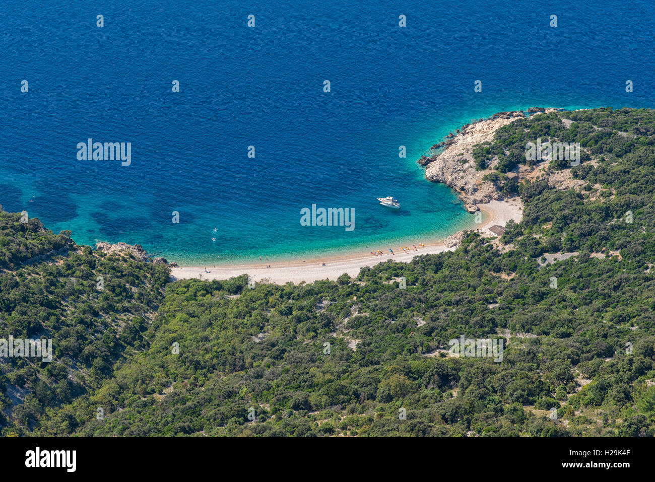 Lubenice Beach in Cres Island, Croatia Stock Photo - Alamy