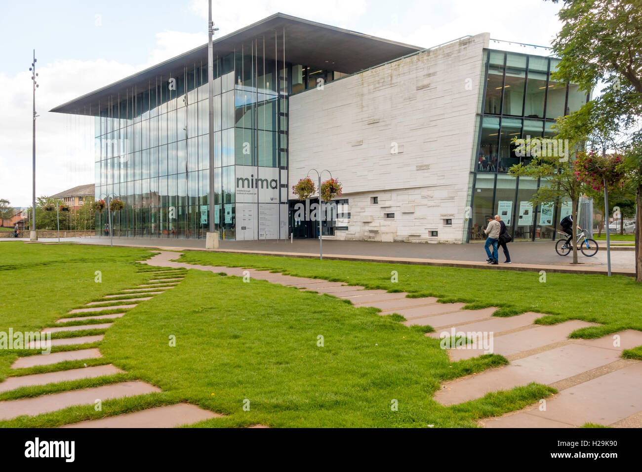 MIMA, the 'Middlesbrough Institute of Modern Art', University of Teesside September  2016 Stock Photo