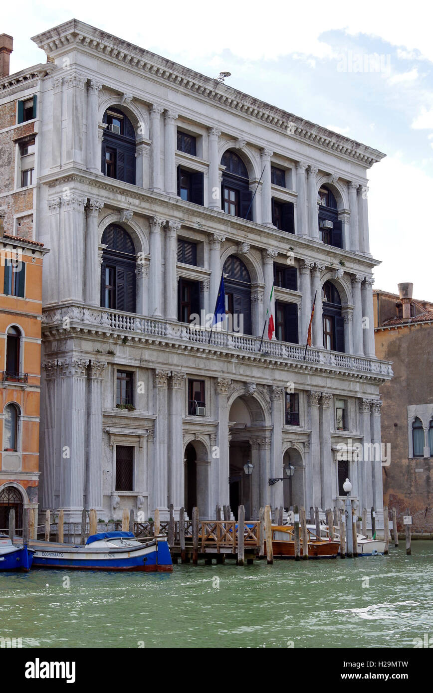 Venice, Italy, Grand Canal, Palazzo Grimani Stock Photo