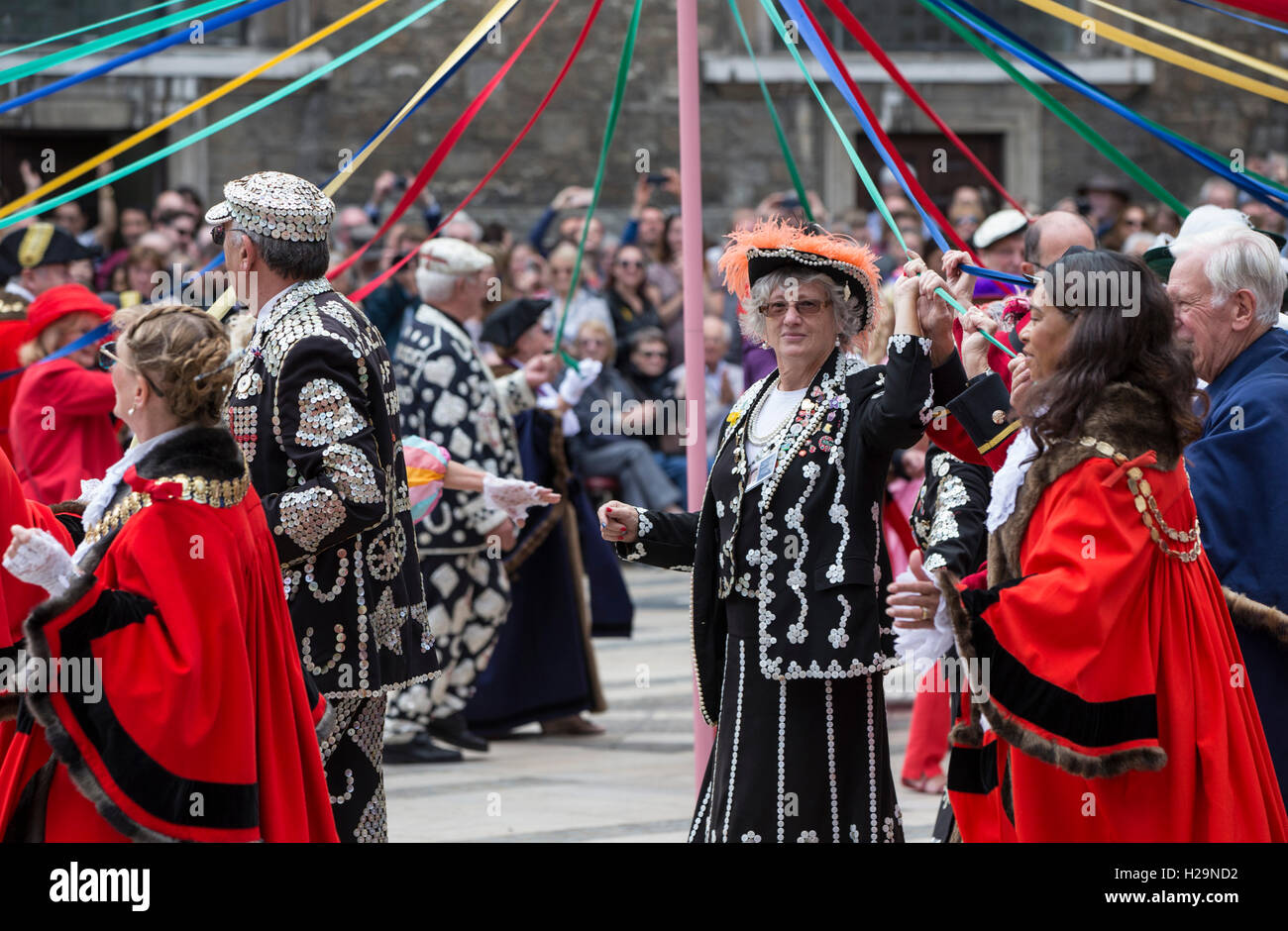 London, UK. 25th September, 2016. Pearly Kings, Queens, Lord Mayors and