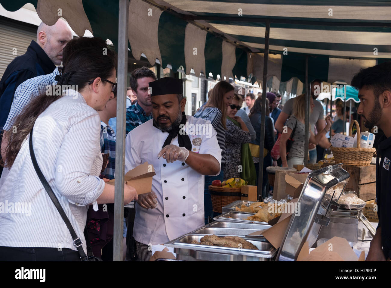 London, UK. 25th September, 2016. The Balham Food Festival 2016 begins ...