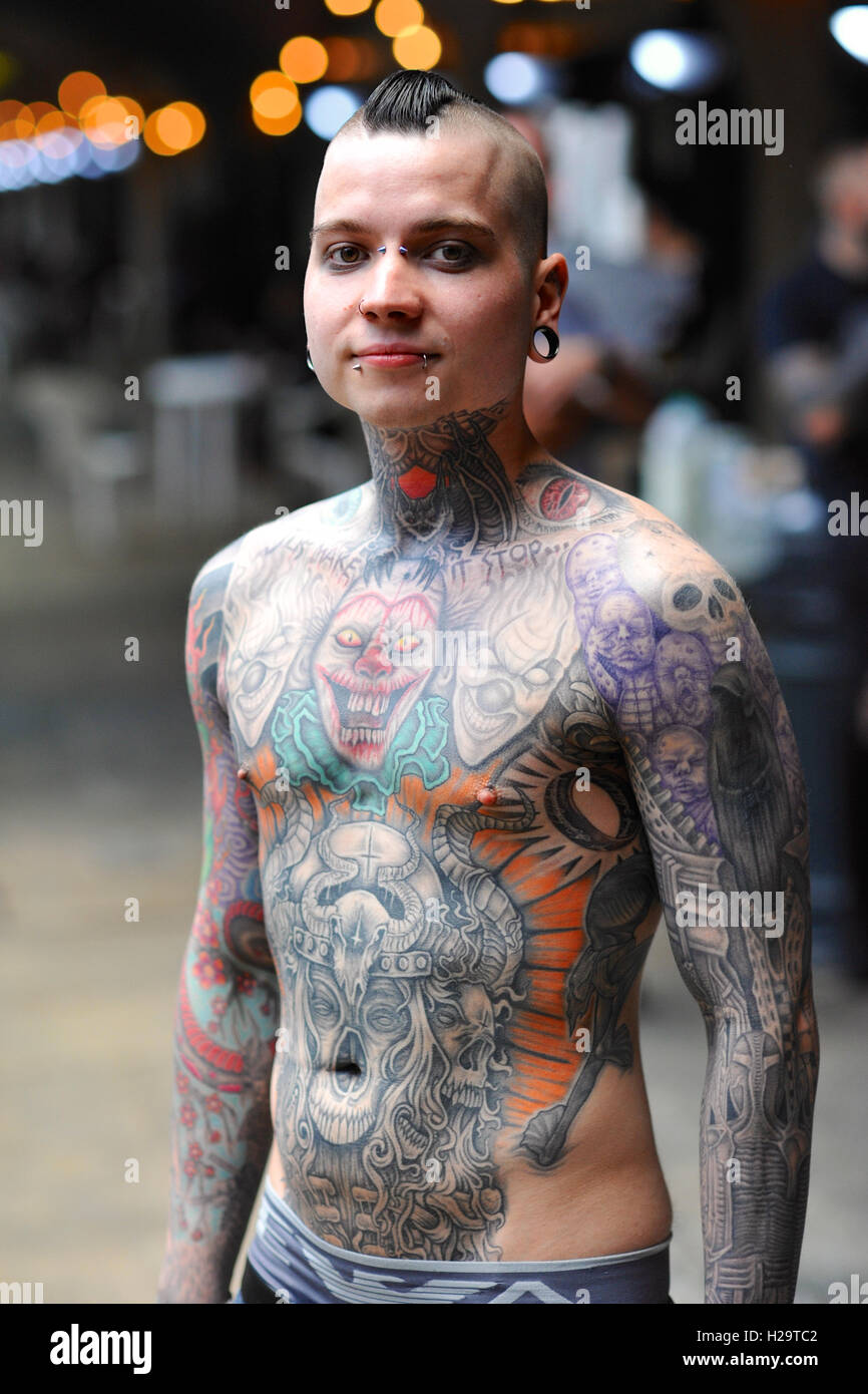 Full body tattoo hi-res stock photography and images - Alamy