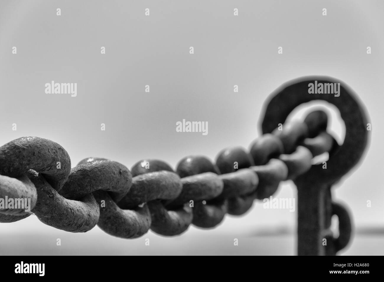 chain link fence barrier Stock Photo Alamy