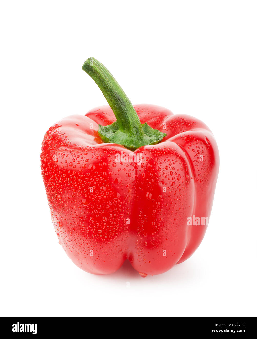 Red pepper isolated on white background Stock Photo - Alamy