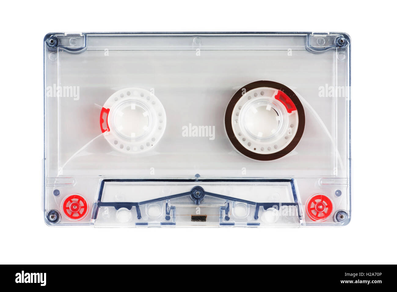 Audio cassette tape isolated on a white background Stock Photo - Alamy