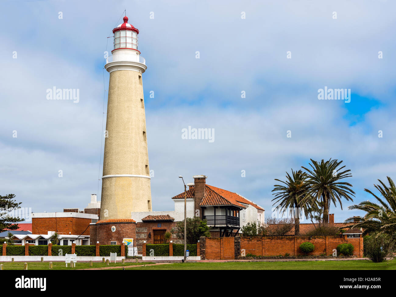 Lighthouse in Punta del Este, Maldonado, Uruguay Stock Photo