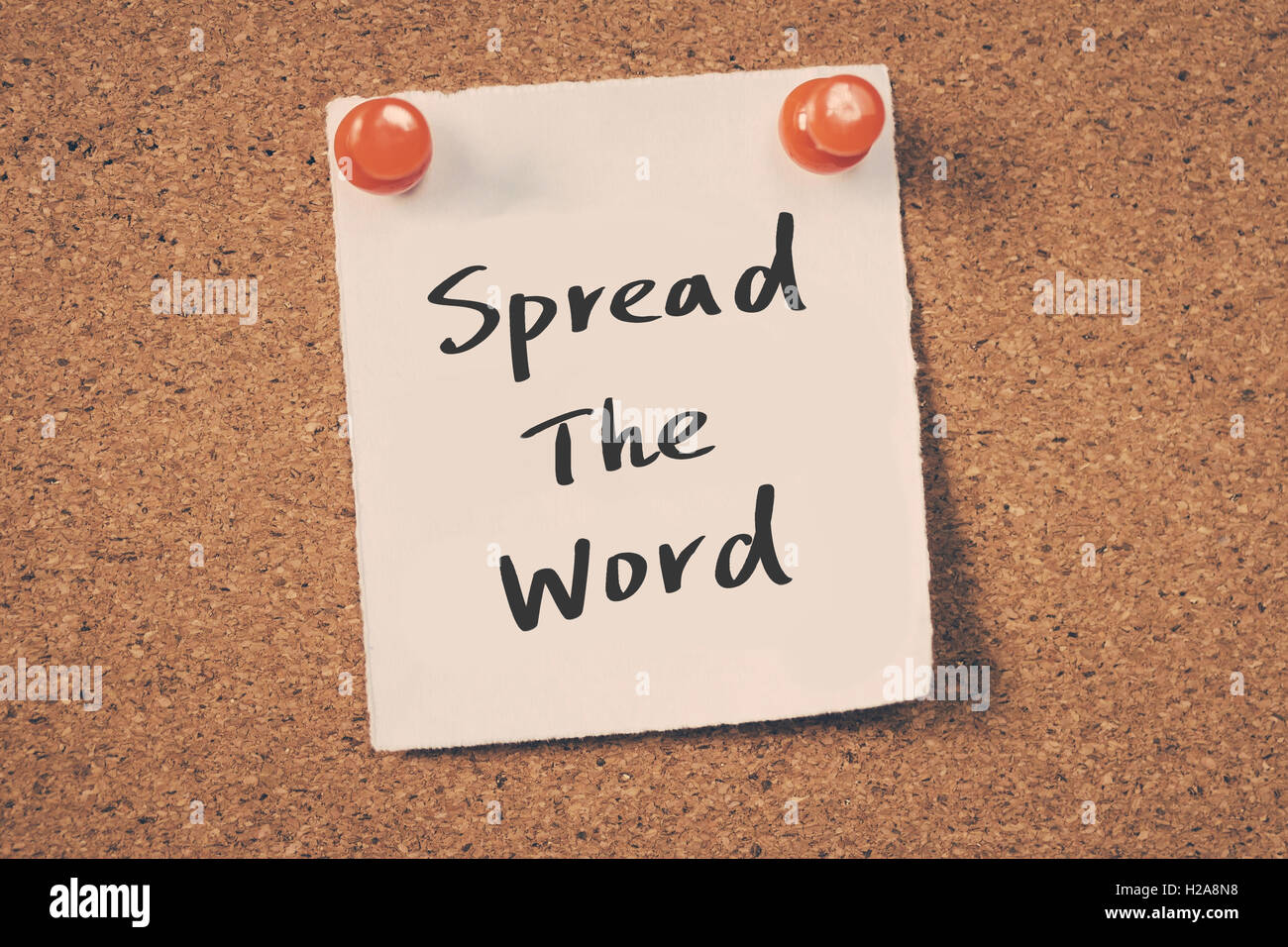 Spread the word Stock Photo Alamy