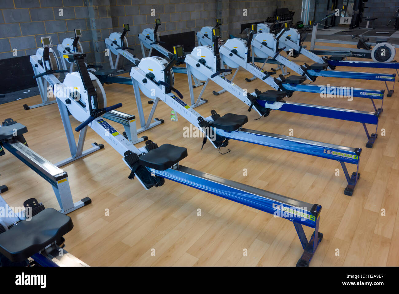 Indoor rowing machines hi-res stock photography and images - Alamy