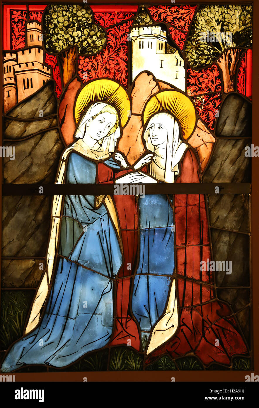 Mary and elizabeth the visitation hi-res stock photography and images ...