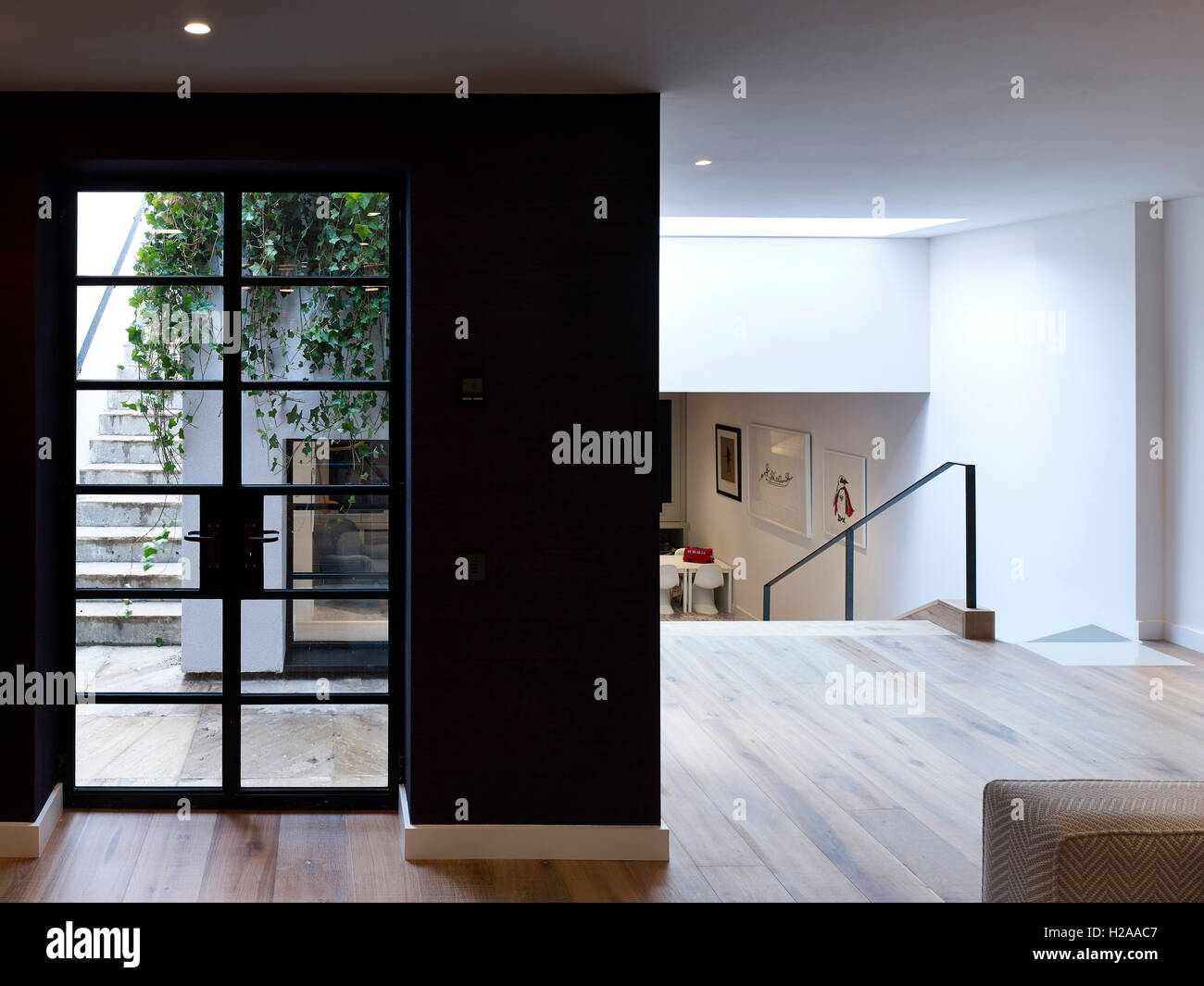 Entrance from garden. North Kensington Home, London, United Kingdom ...