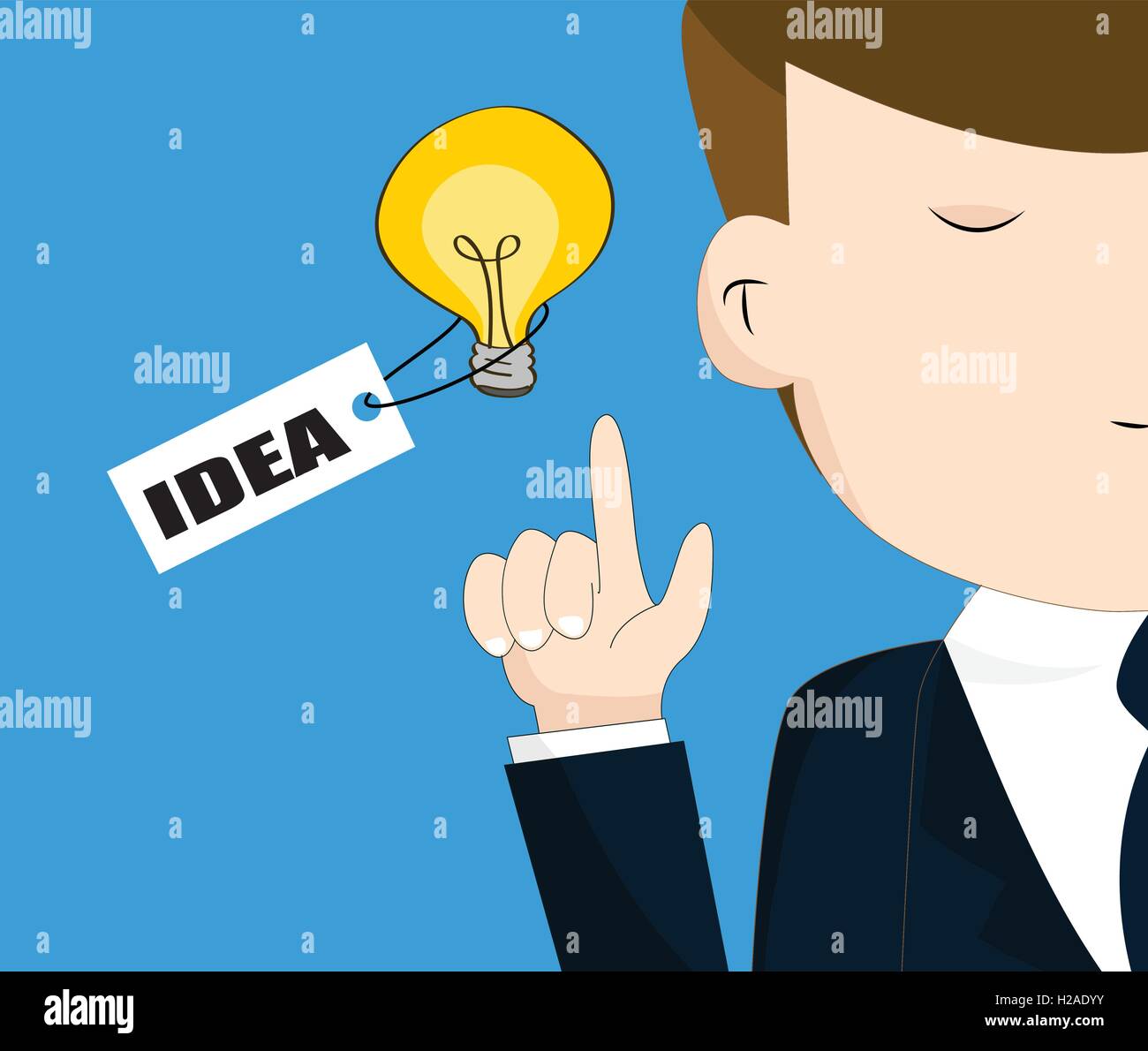 Concept idea creative thinking Stock Vector Images - Alamy