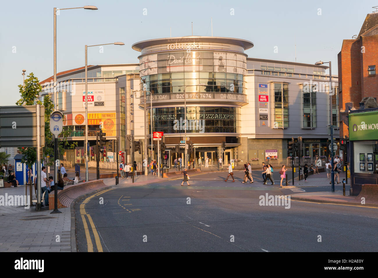 Kingston upon Thames town centre, London Stock Photo Alamy