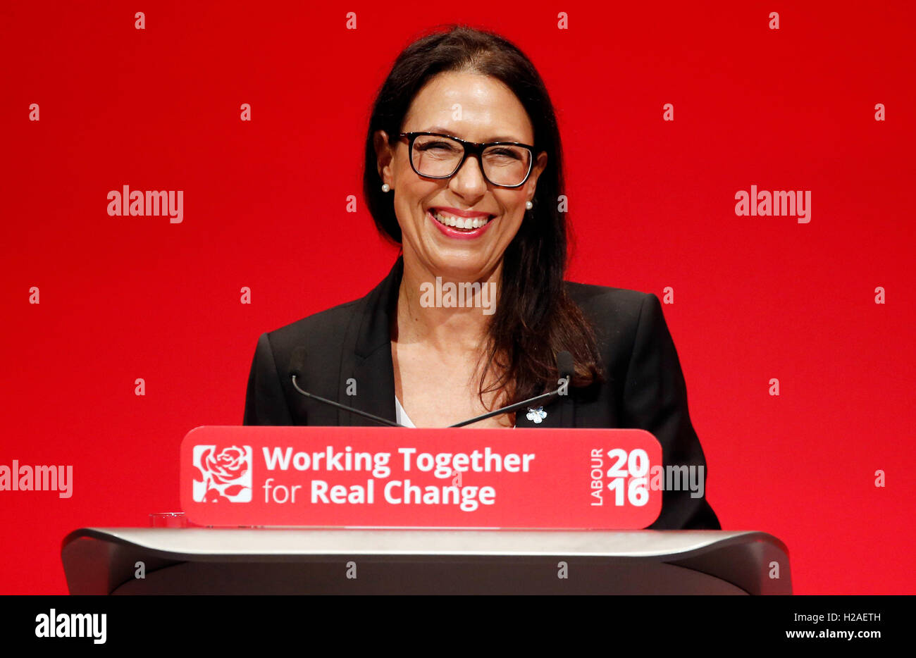 Shadow Secretary of State for Work and Pensions Debbie Abrahams speaks ...
