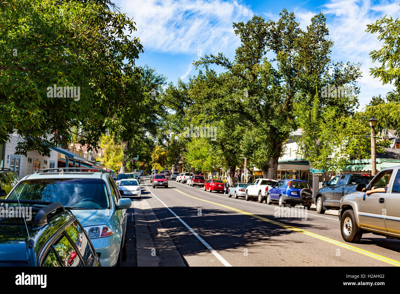 Downtown Historic Murphy's California Stock Photo Alamy