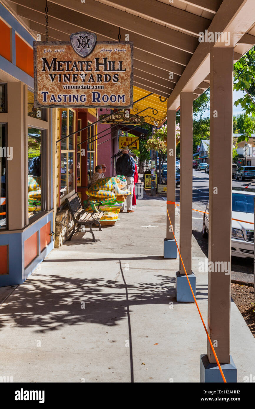 Downtown Historic Murphy's California Stock Photo Alamy