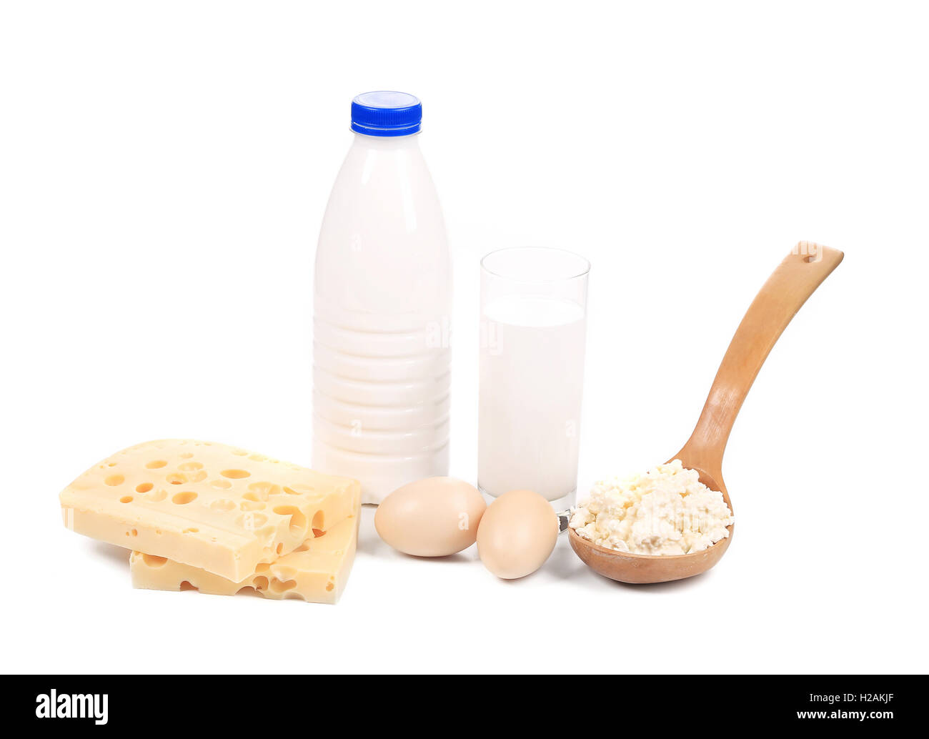 Dairy products and eggs Stock Photo - Alamy