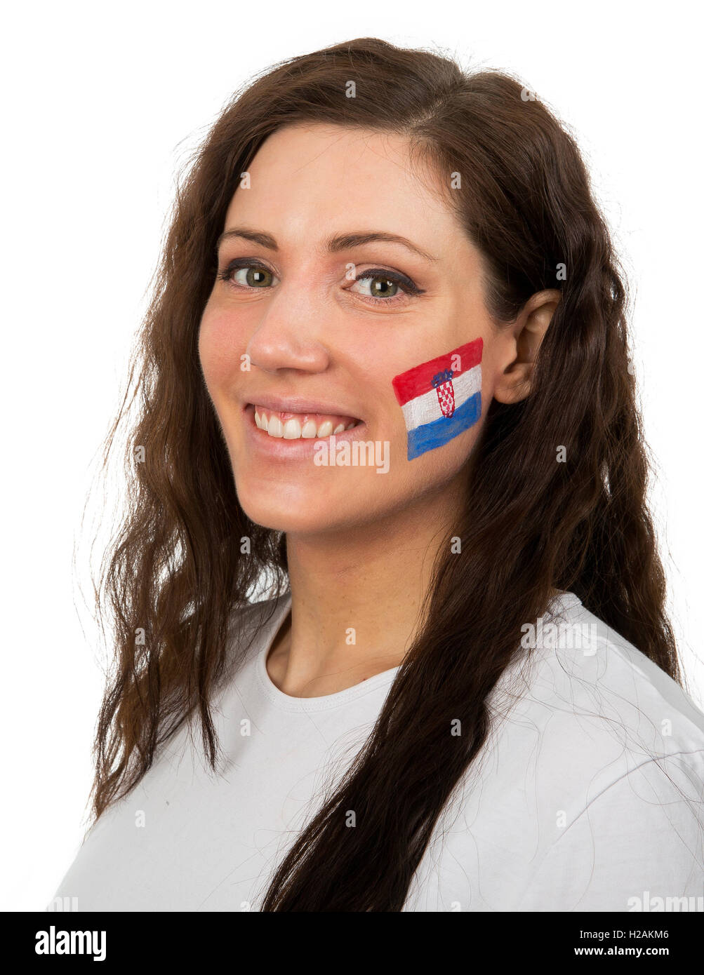 Croatian Girl Stock Photo 121936870 Alamy