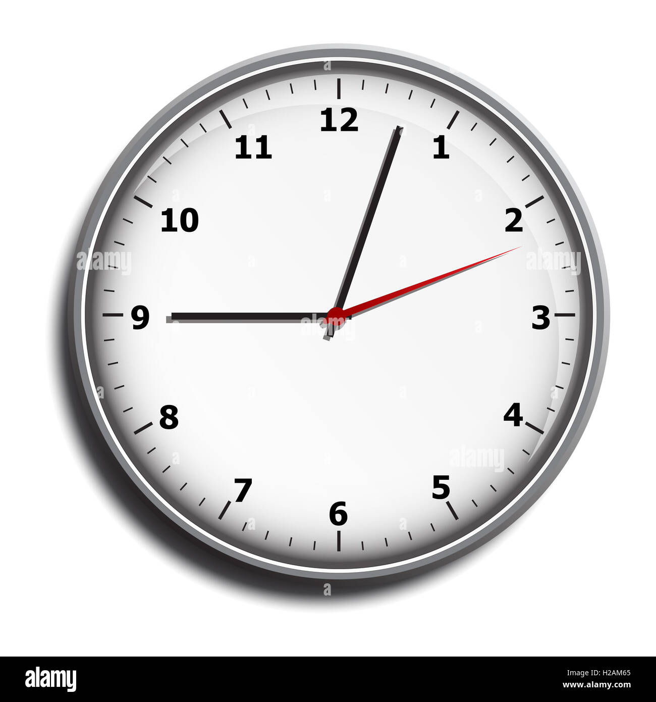 wall clock face Stock Photo Alamy