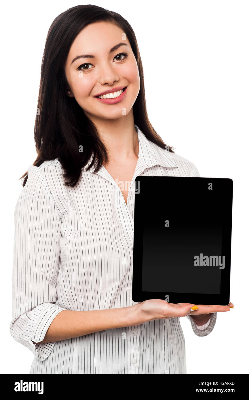 Newly launched tablet device in the market Stock Photo Alamy