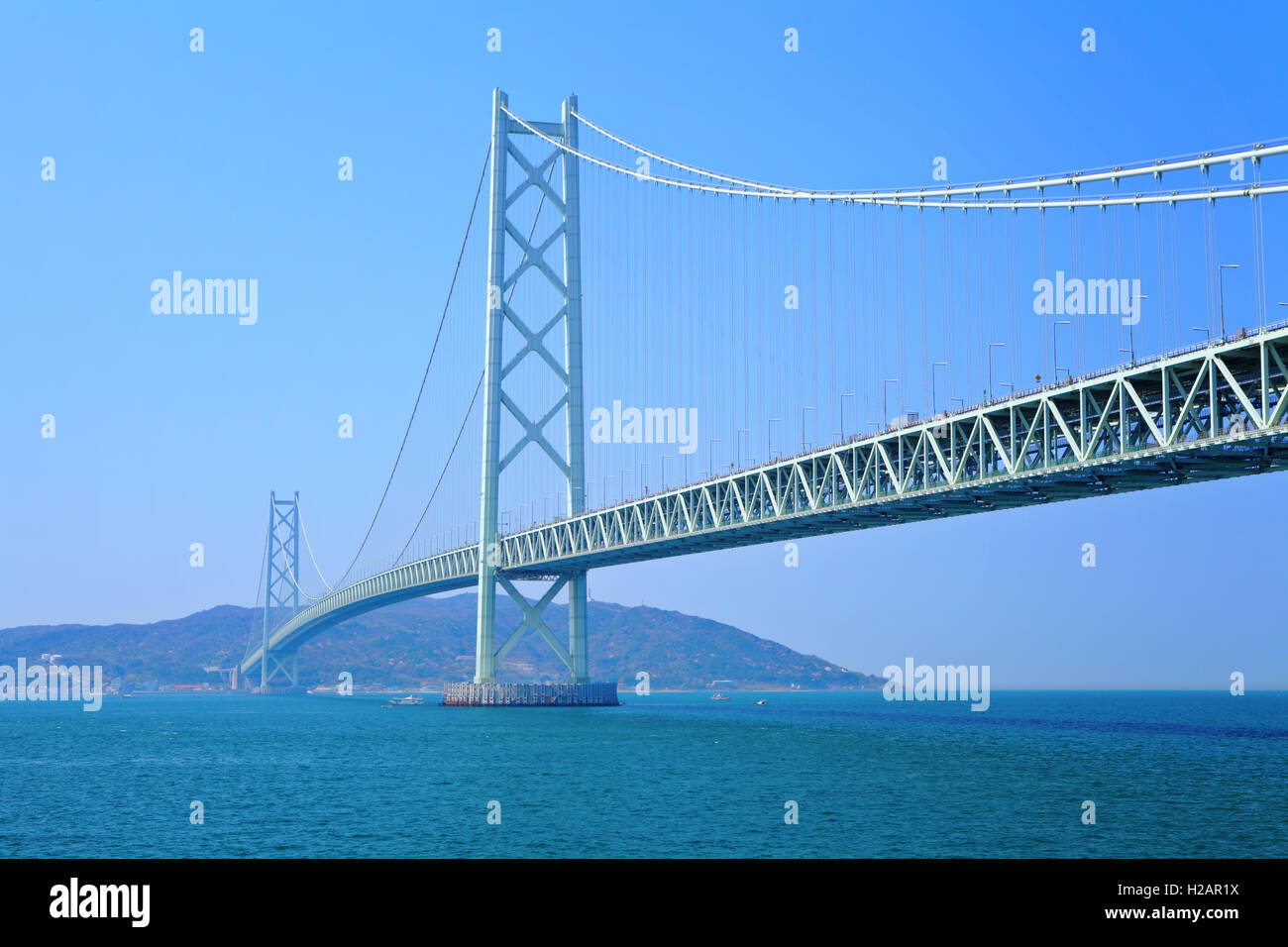 Akashi Kaikyo Bridge in Japan Stock Photo - Alamy