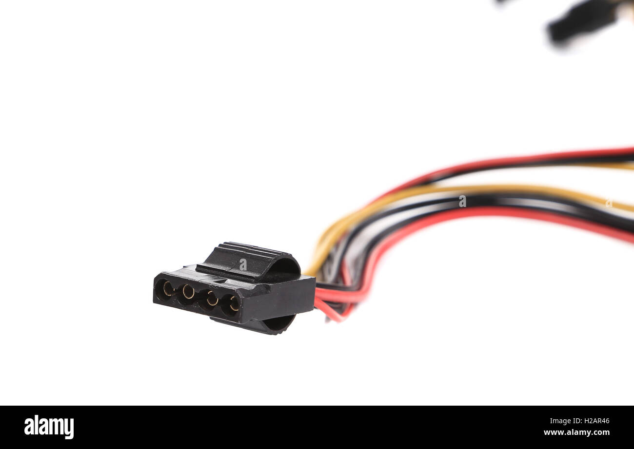 Computer connection plugs Stock Photo - Alamy
