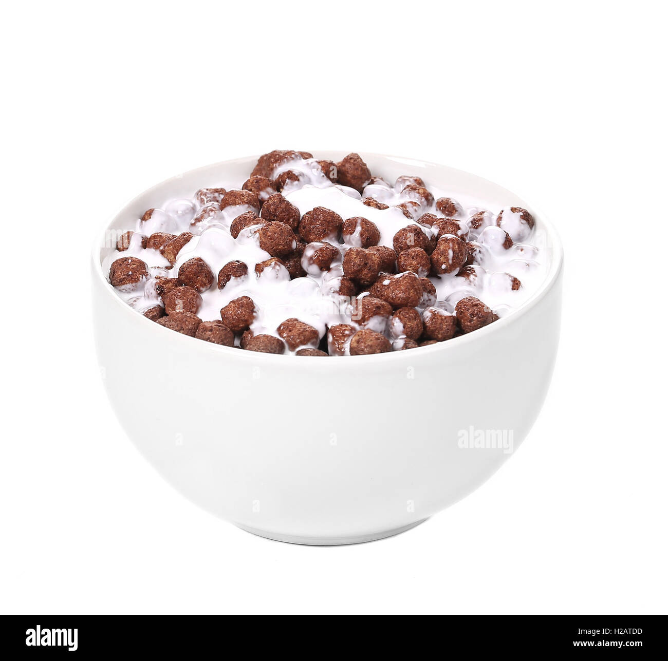 Bowl of cereal milk bottle Cut Out Stock Images & Pictures - Alamy