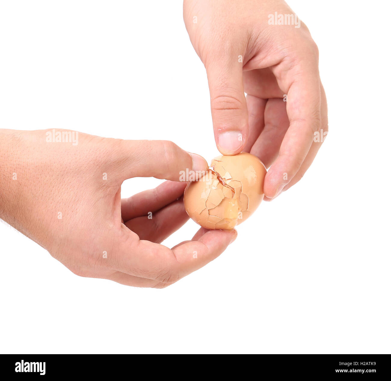Hands breaking of eggs Stock Photo Alamy