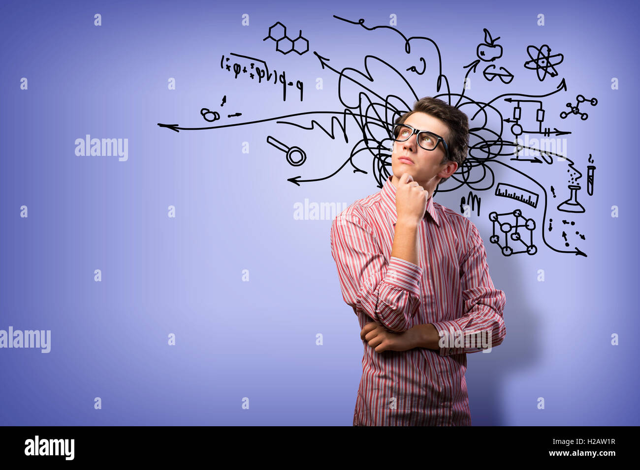 Мозг абстракция. Мышление. Творческое мышление. Психология. Прогрессивное мышление.