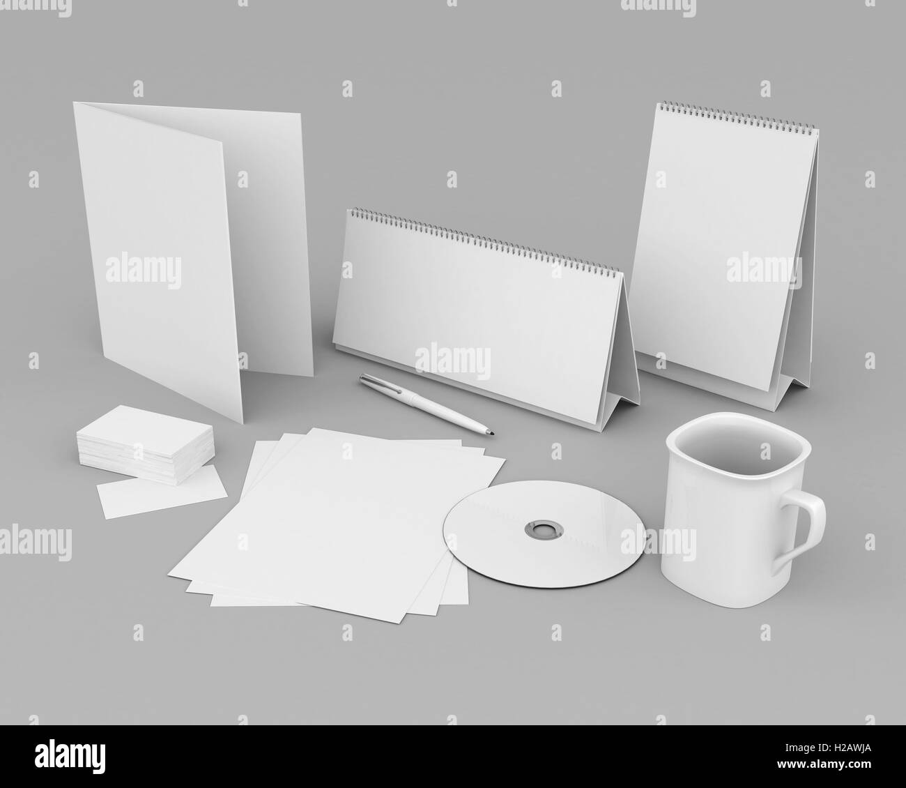 Corporate identity template Stock Photo