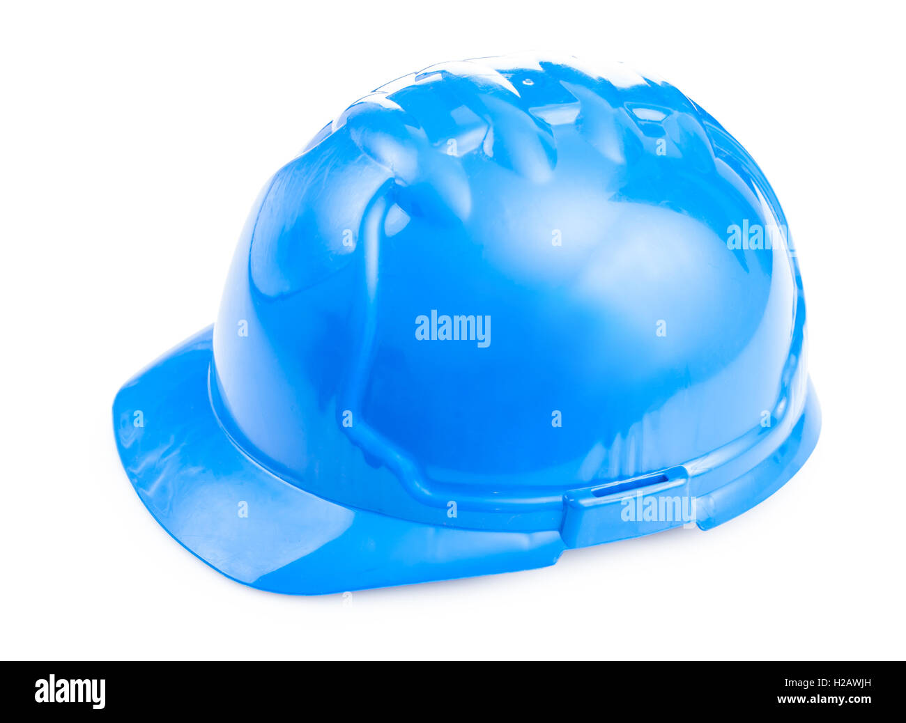 blue hard hat isolated Stock Photo Alamy