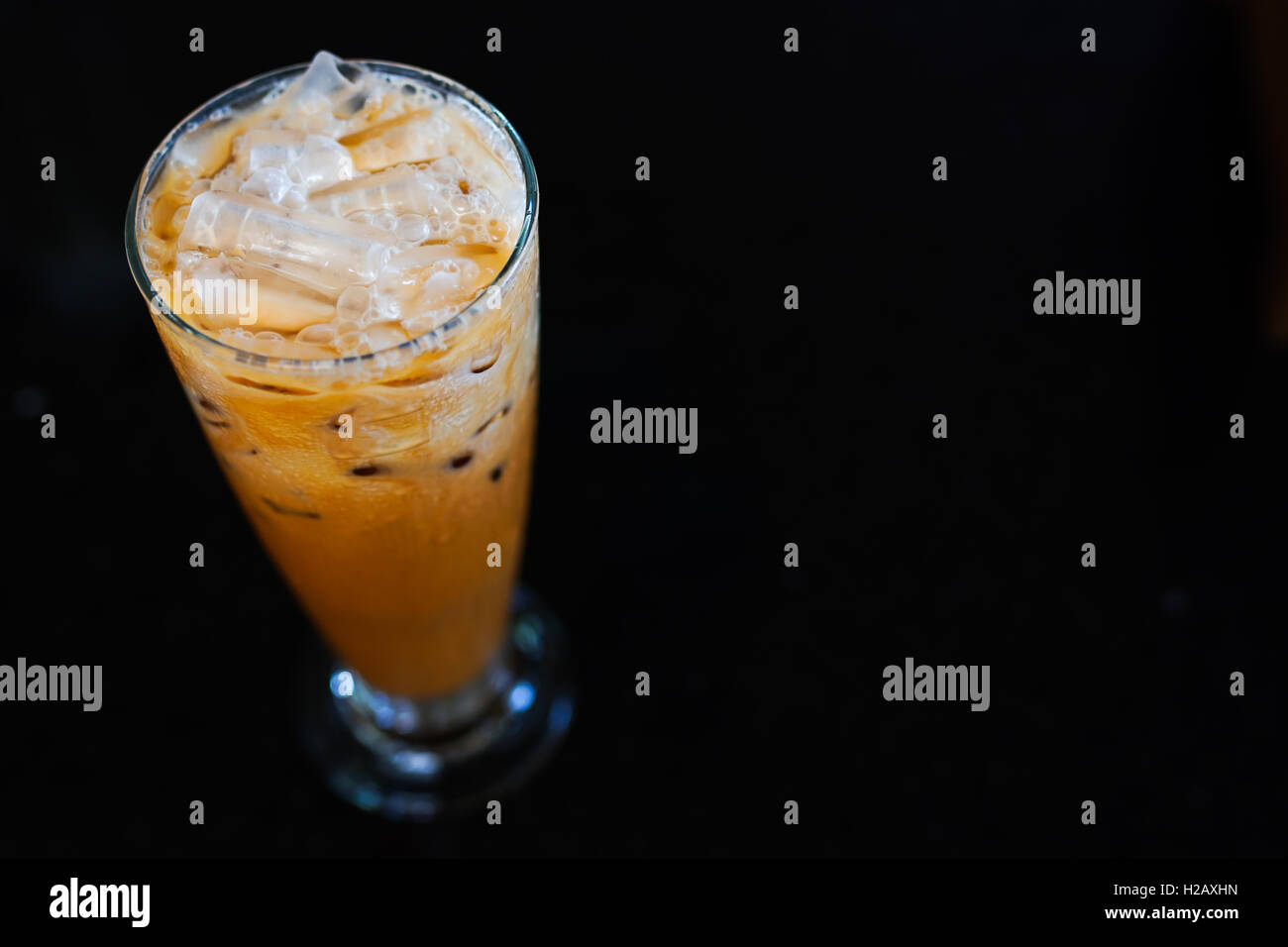 iced milk tea Stock Photo Alamy
