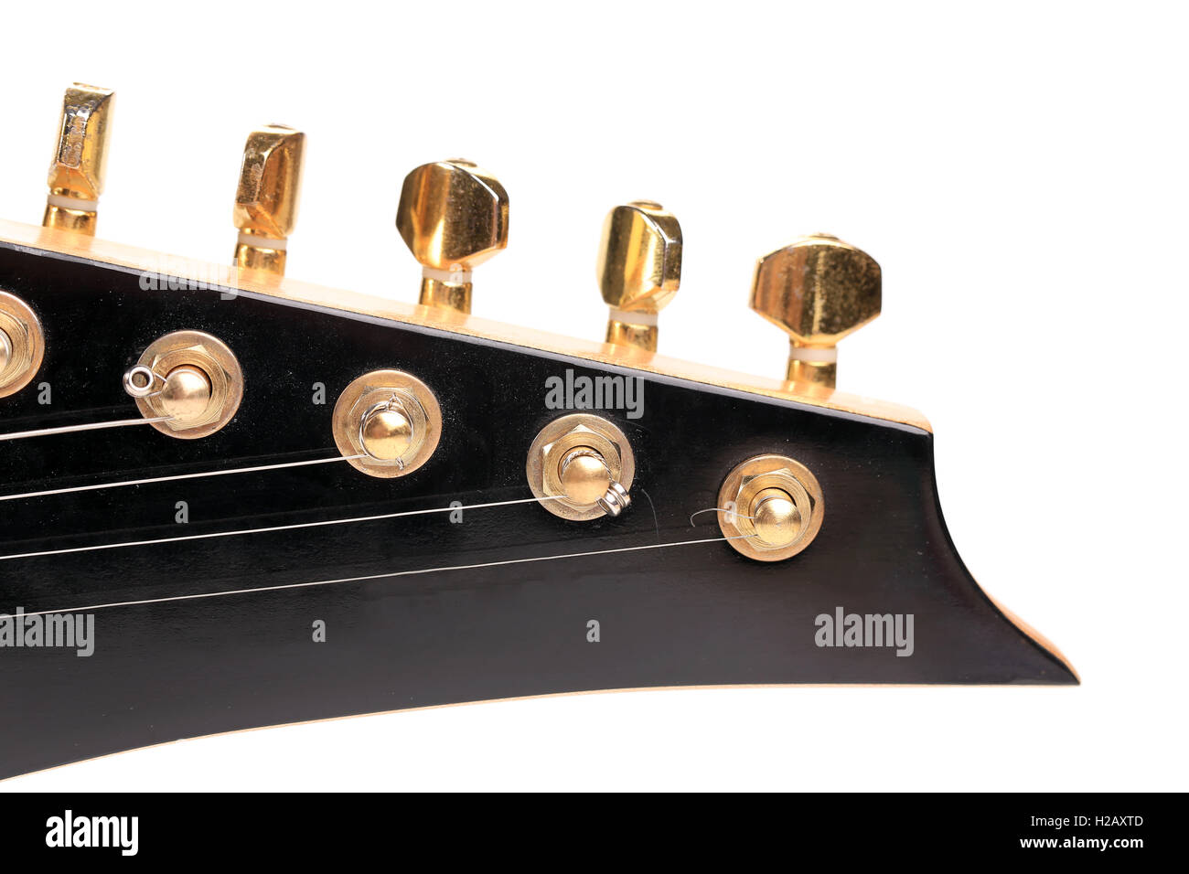 Electric guitar head Stock Photo Alamy