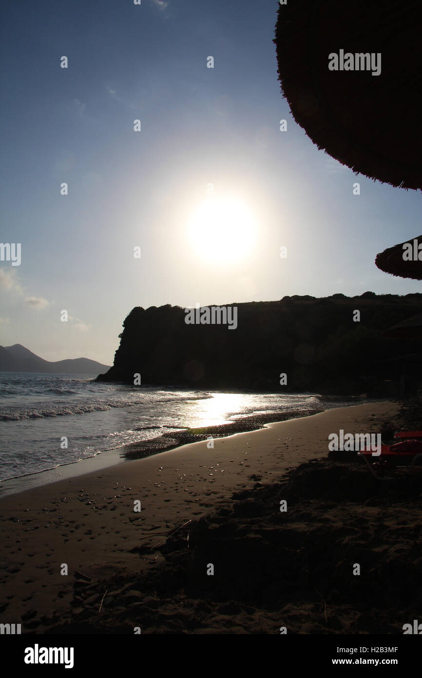 beach greece Stock Photo