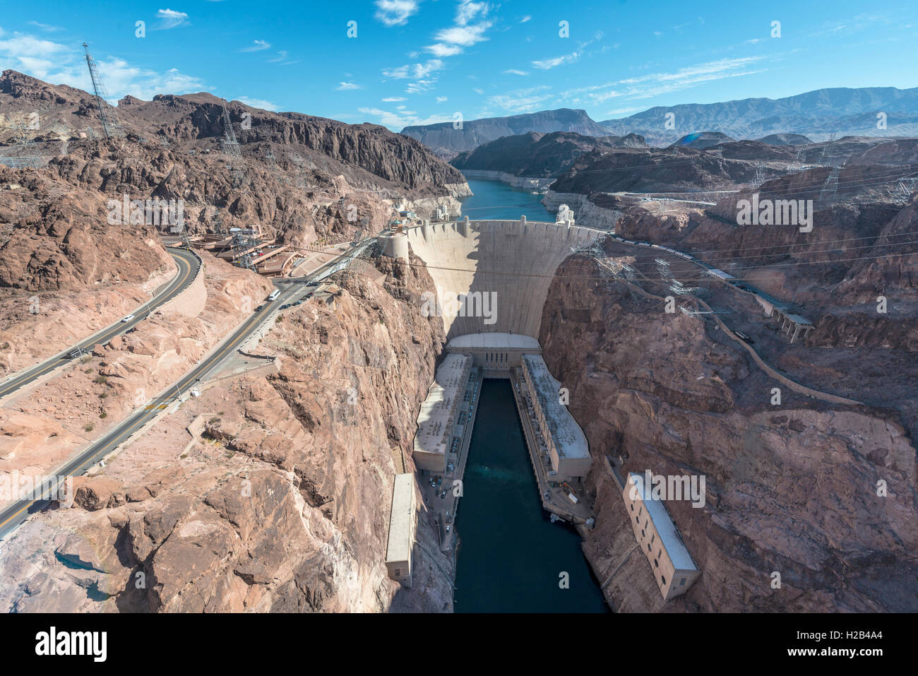 View of Hoover Dam from Mike O'CallaghanPat Tillman Memorial Bridge, Lake Mead Recreation Area